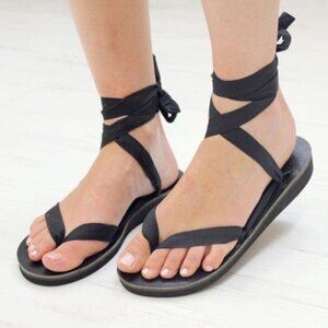 Sseko sandals, multiple ways to wear